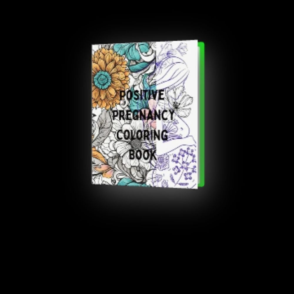 Positive Pregnancy Coloring Book - Picture 4 of 7